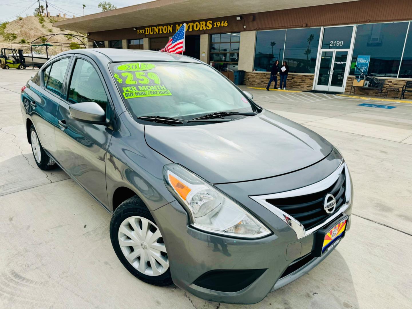 2017 Nissan Versa (3N1CN7AP5HL) , located at 2190 Hwy 95, Bullhead City, AZ, 86442, (928) 704-0060, 0.000000, 0.000000 - 2017 Nissan Versa s plus . Only 69k miles . 1 owner clean CARFAX . Financing available - Photo#1